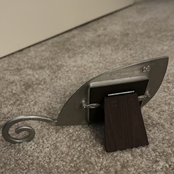 Meryl Waitz Fine Pewter Picture Frame HANDMADE IN NYC! 2.25 inch square - Picture 2 of 5